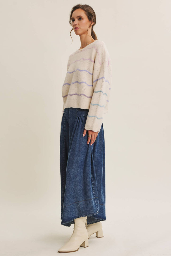 Ombre Wool Blend Sweater