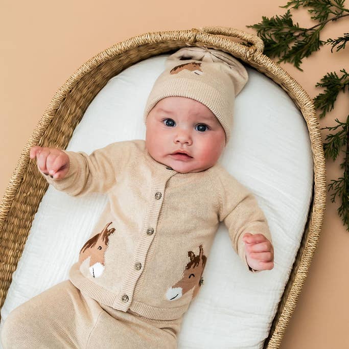 Horse Baby Cardigan