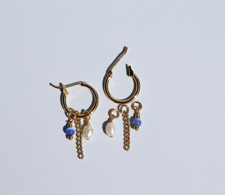 Blue Charm Earrings