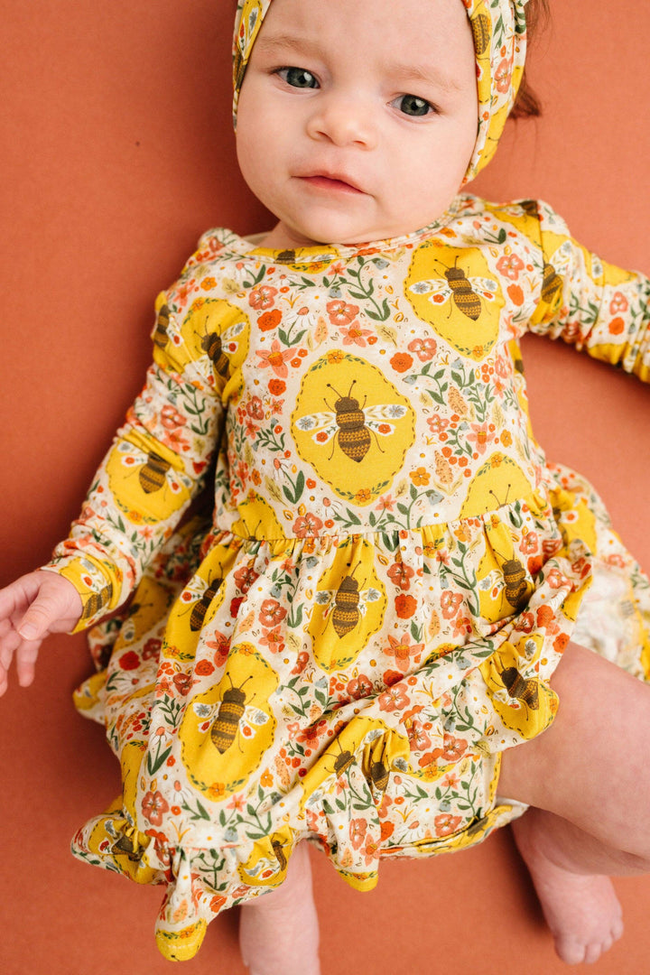 Sweet Bee Long Sleeve Bamboo Dress