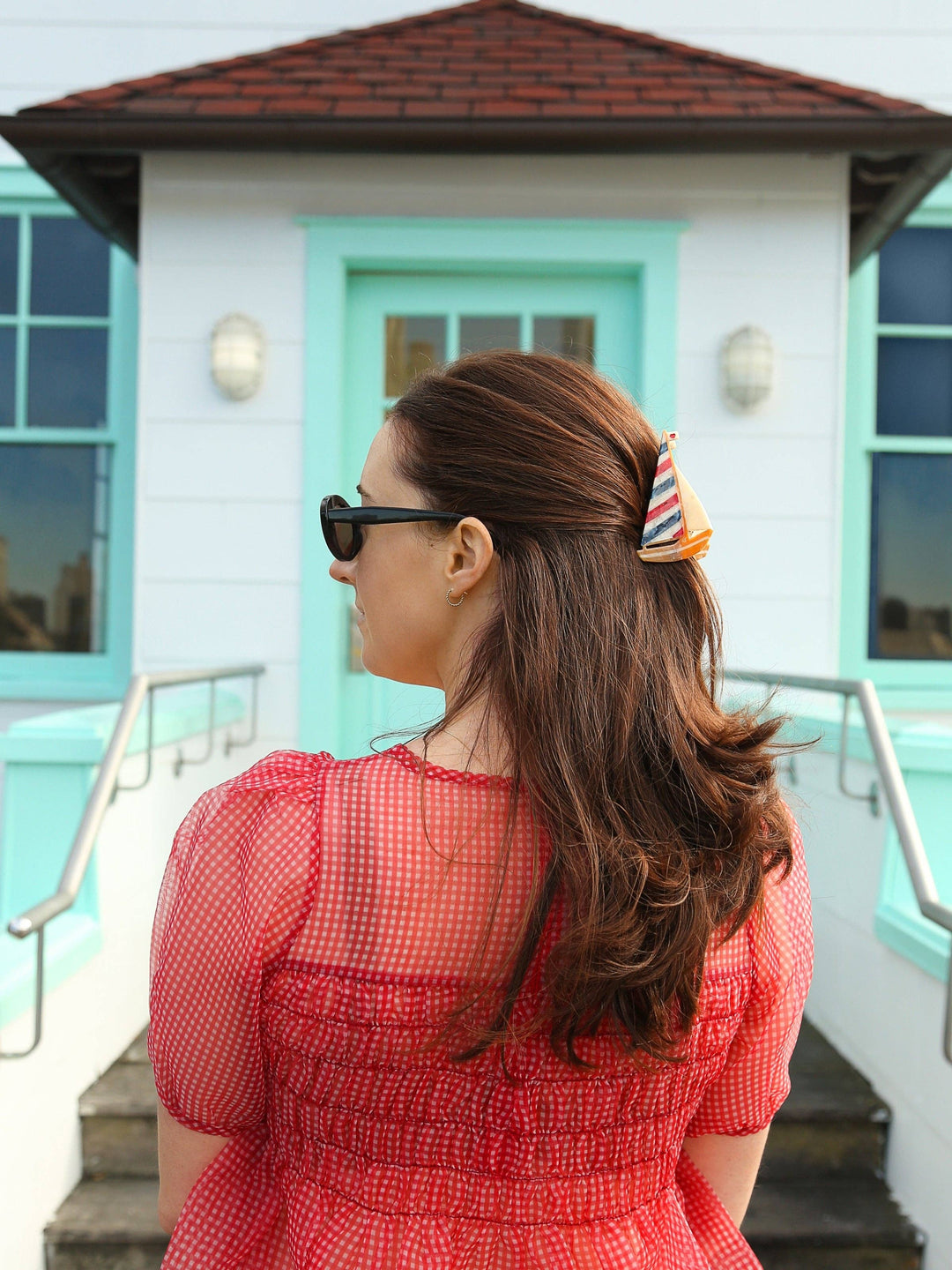 Sailboat Hair Clip, 2 Colors