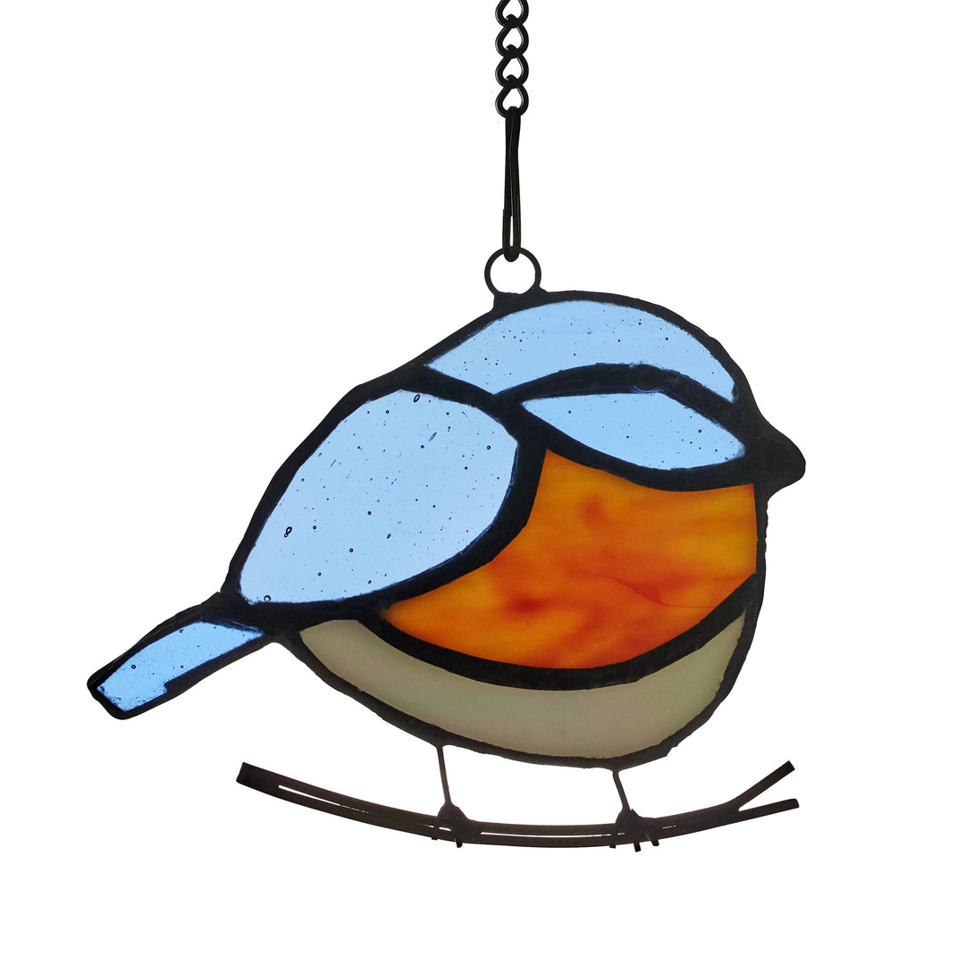 Bird Stained Glass Suncatcher, 4 Colors