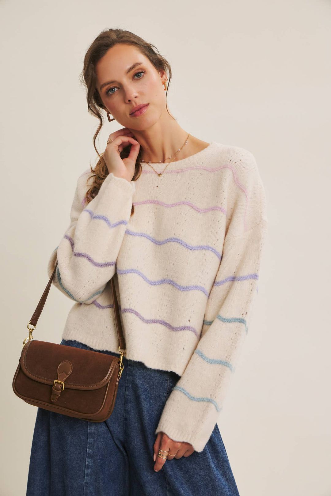 Ombre Wool Blend Sweater