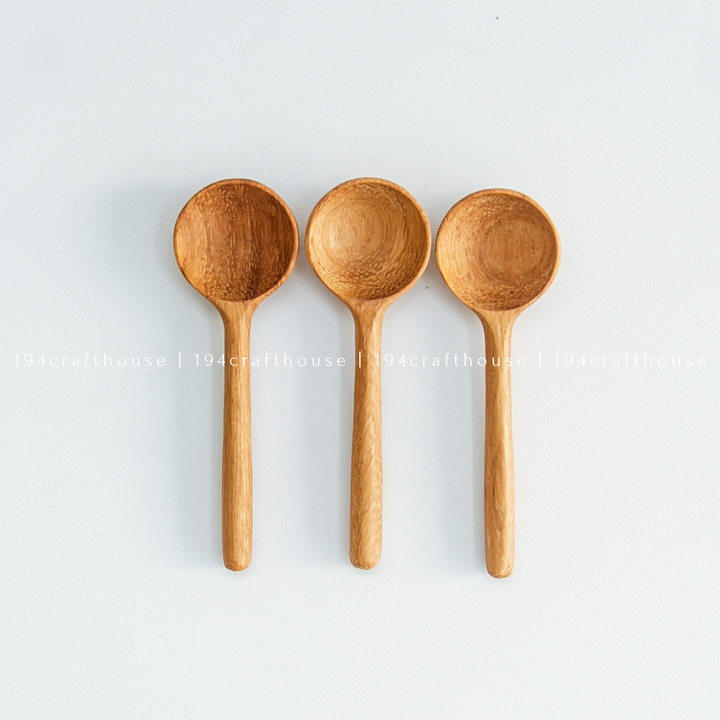 Tiny Wooden Sugar Spoons