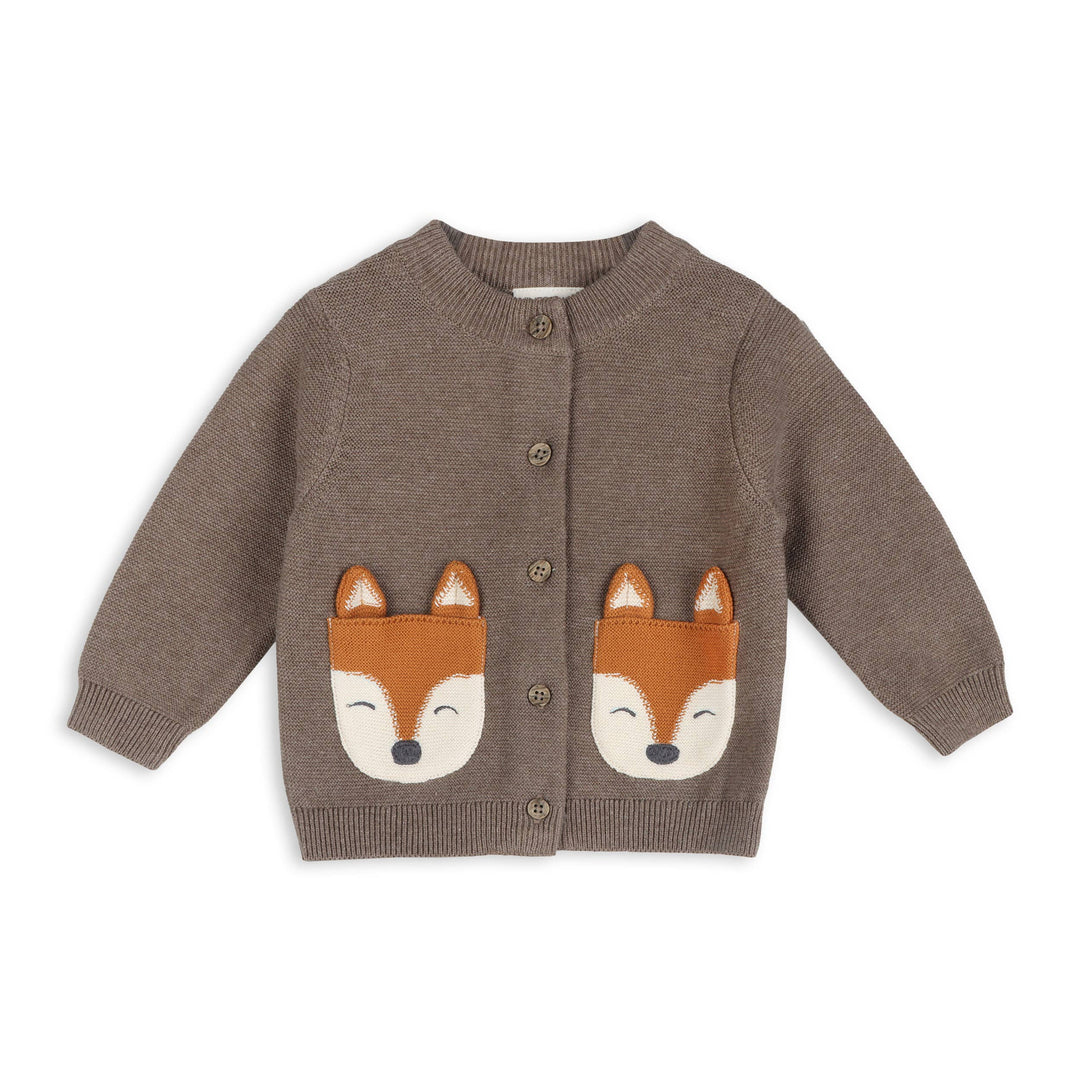 Fox Baby Knit Cardigan