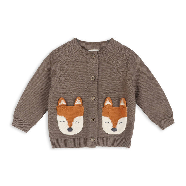 Fox Baby Knit Cardigan