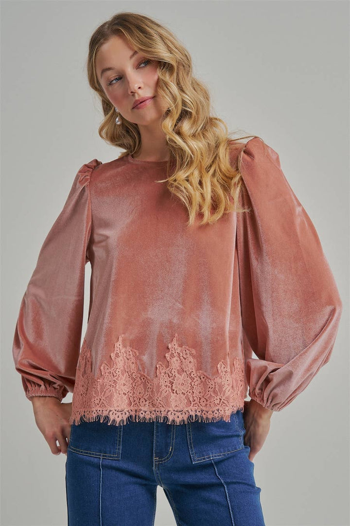 Velvet Holiday Blouse