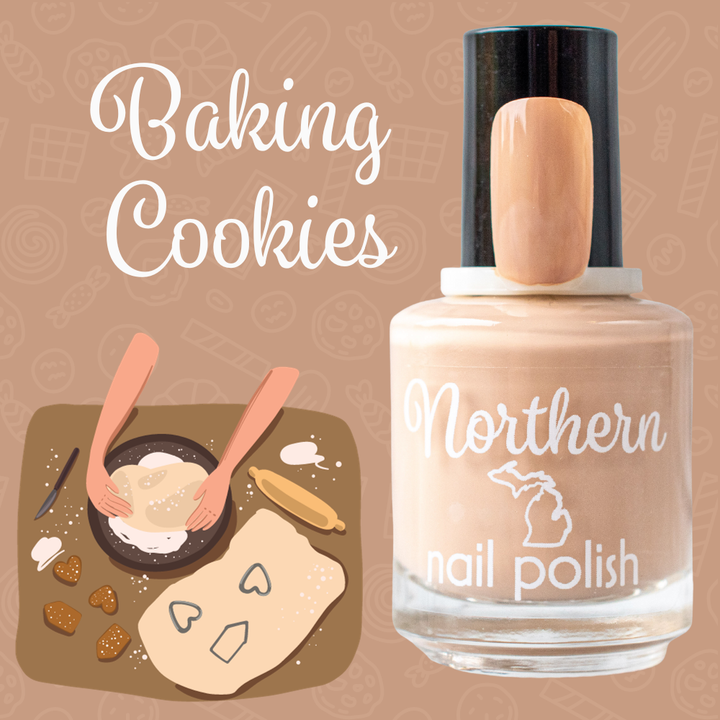 Baking Cookies ~ Nail Polish Vegan Nontoxic Michigan Made