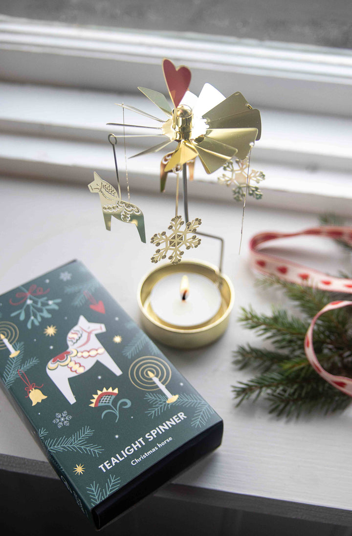 Christmas Horse Rotary Candleholder