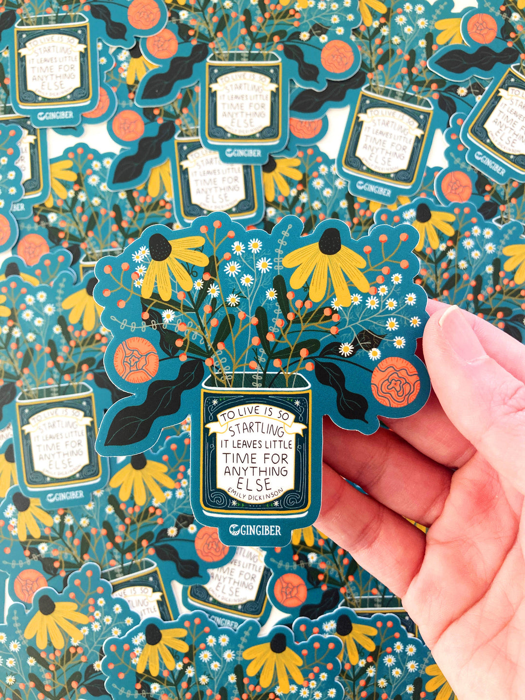 Flower Tin Sticker