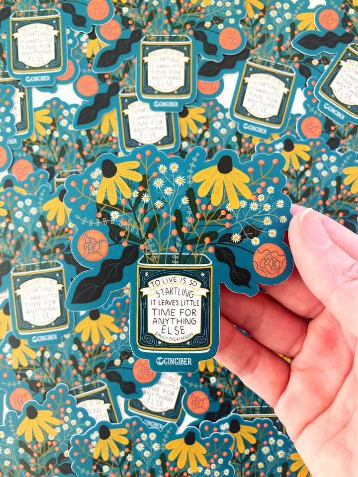 Flower Tin Sticker