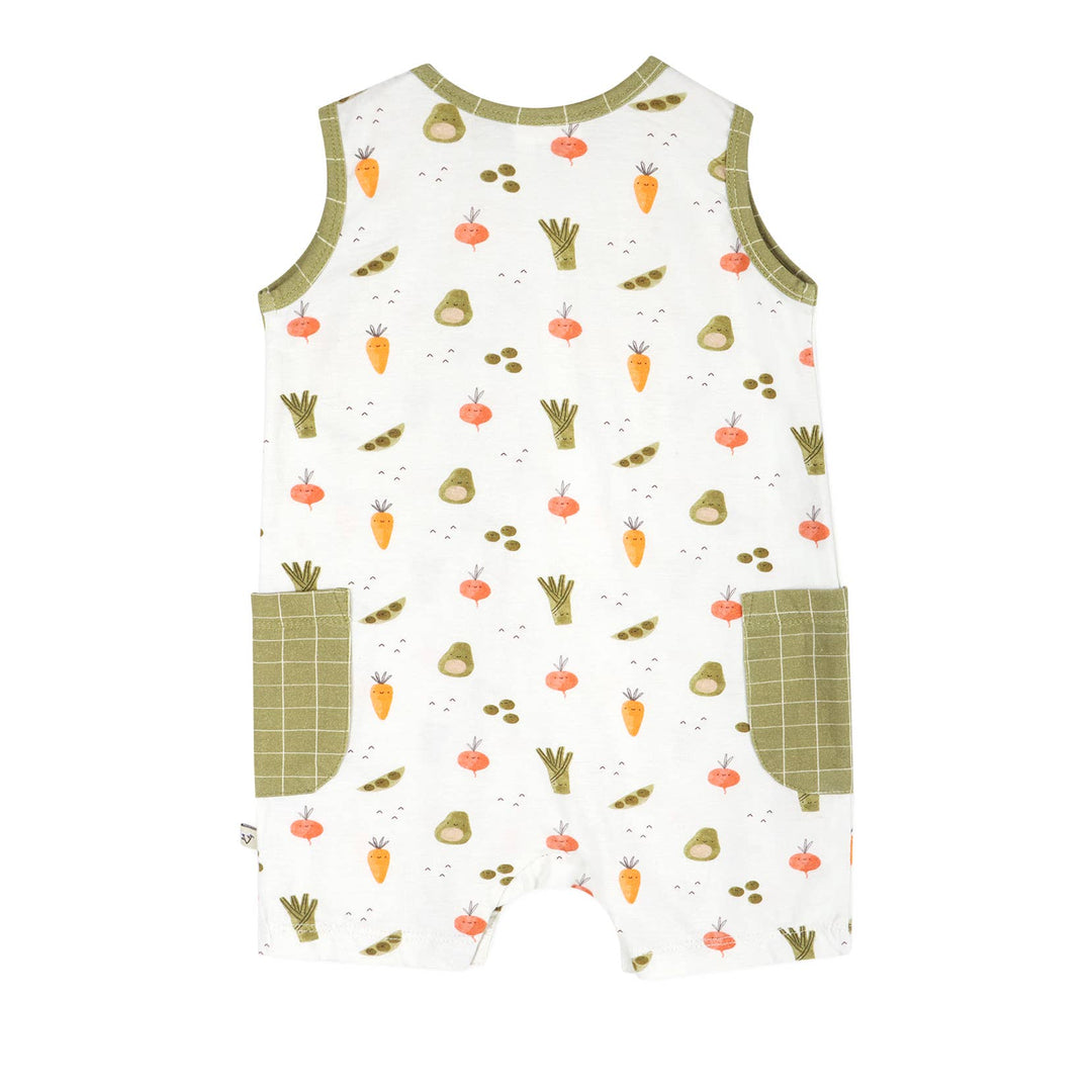 Veggies  Pocket Baby Romper