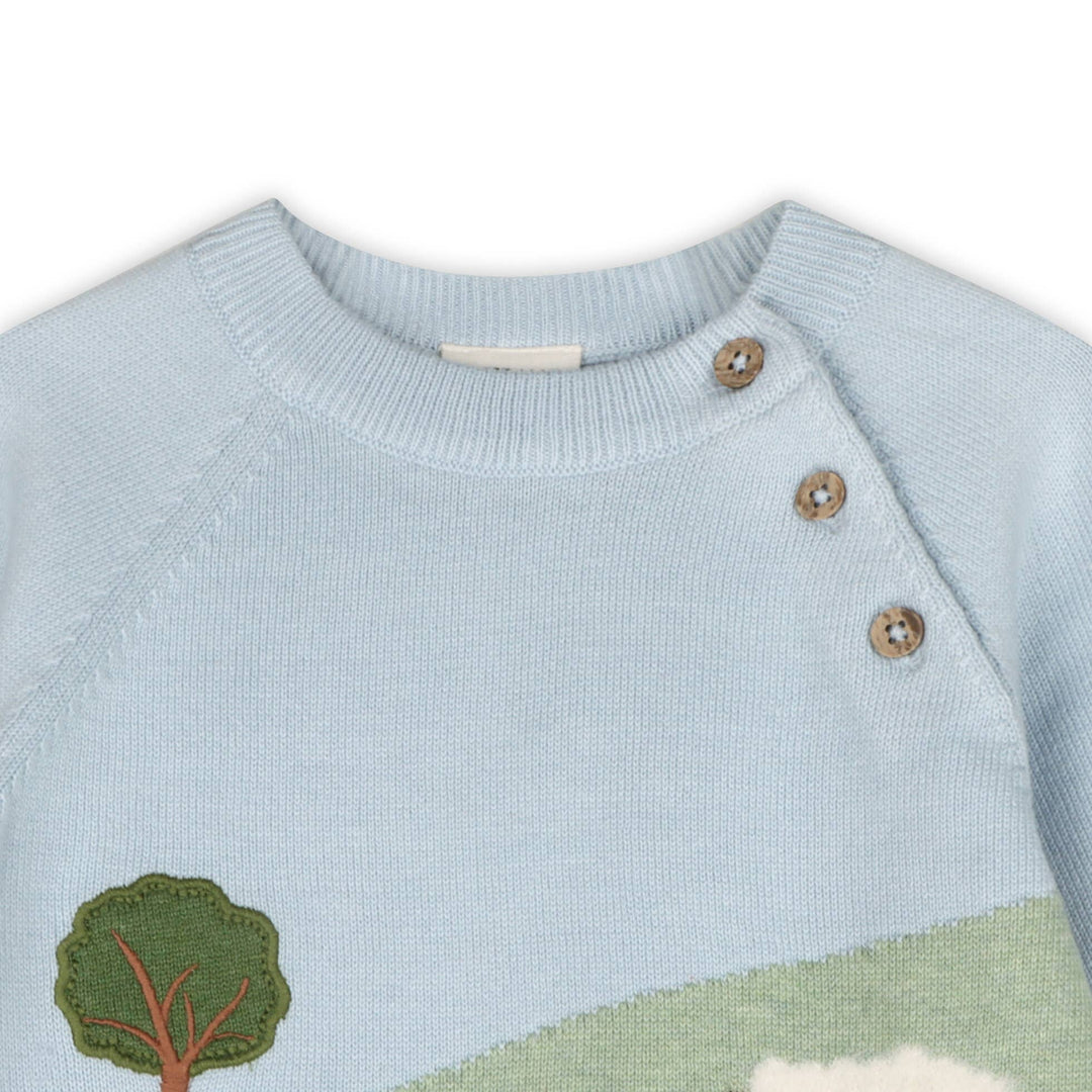 Farm Sheep Sweater Knit Pullover
