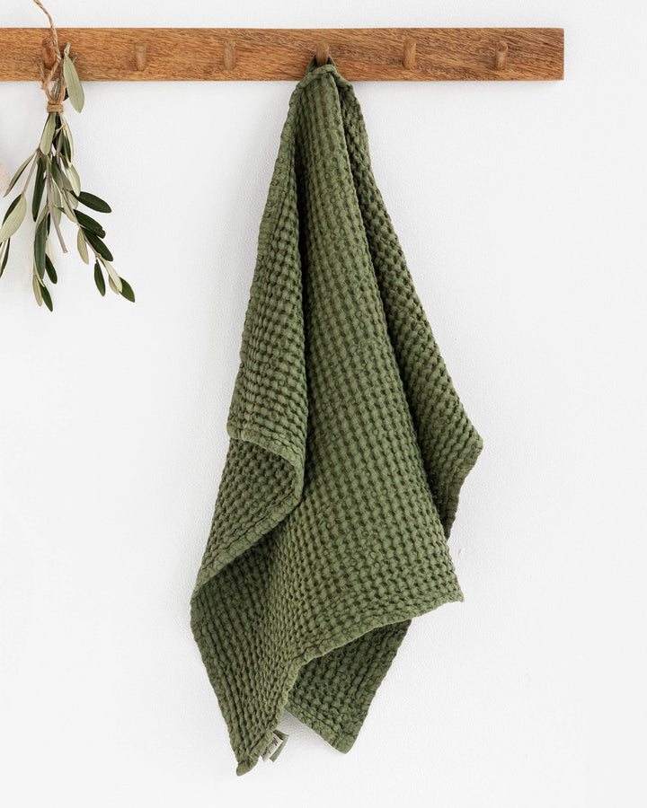 Cinnamon Waffle Linen Towel