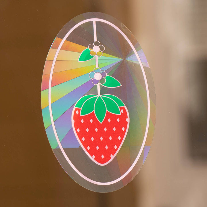 Sun Catcher Decal -Strawberry