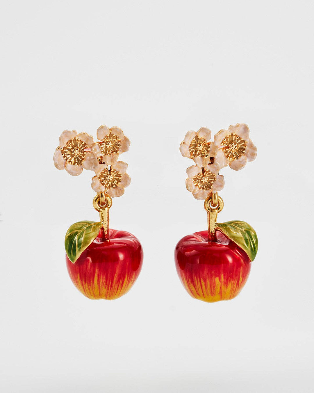 Apple Blossom Drop Earrings