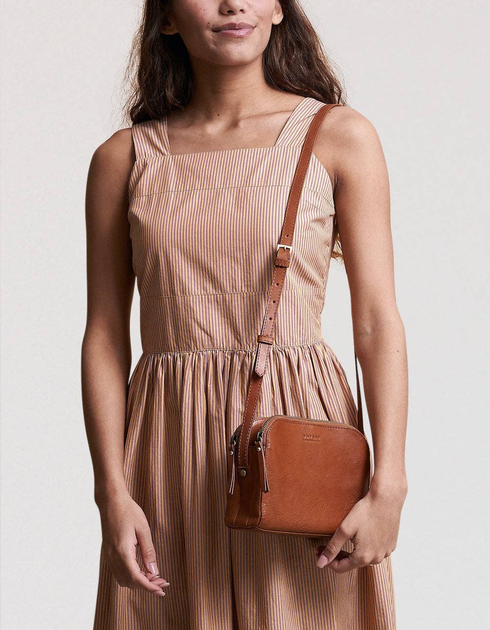 Emily, Cognac Stromboli Leather