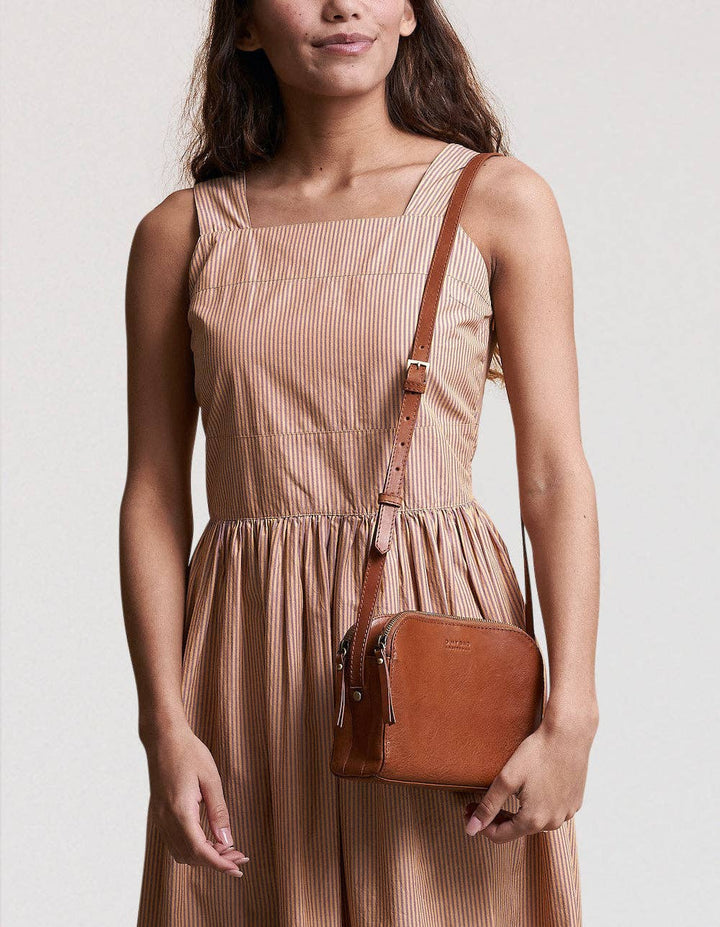 Emily, Cognac Stromboli Leather