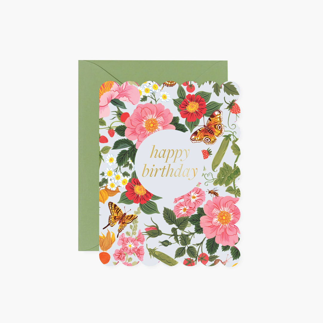 Garden Bloom Birthday Card