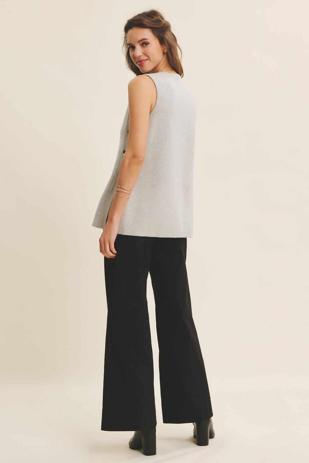 Everyday Essential Stretchy Wide-Leg Pants -2 Colors
