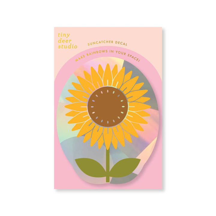 Sunflower Sun Catcher Decal