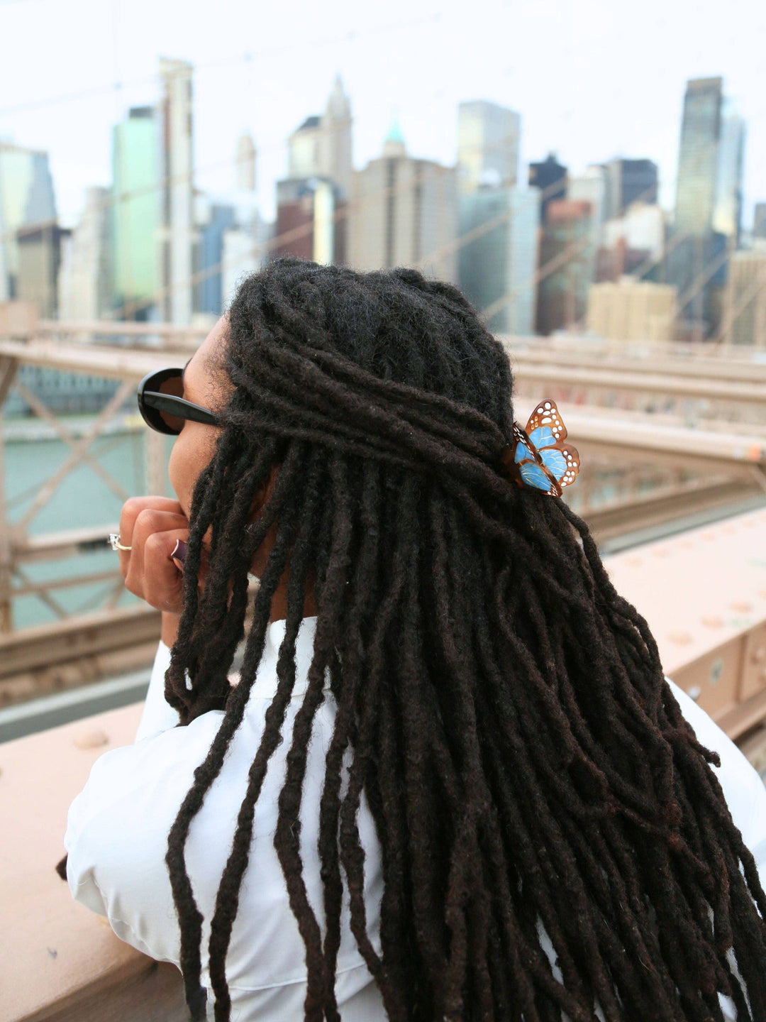 Mini Boho Monarch Claw Clip