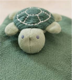 Turtle Lovey Security Blanket