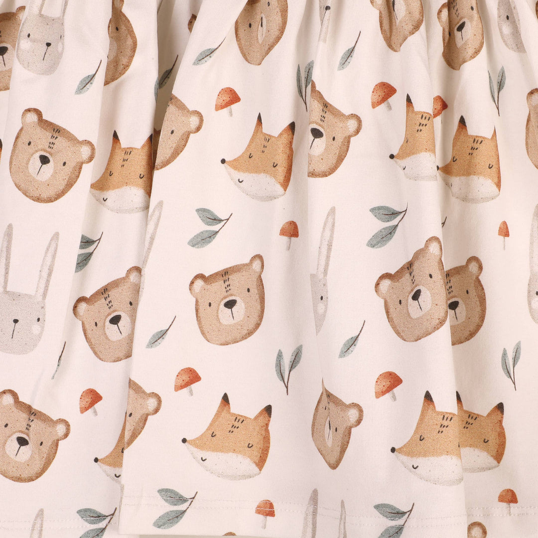 Forest Animals Baby Dress &amp; Legging Set