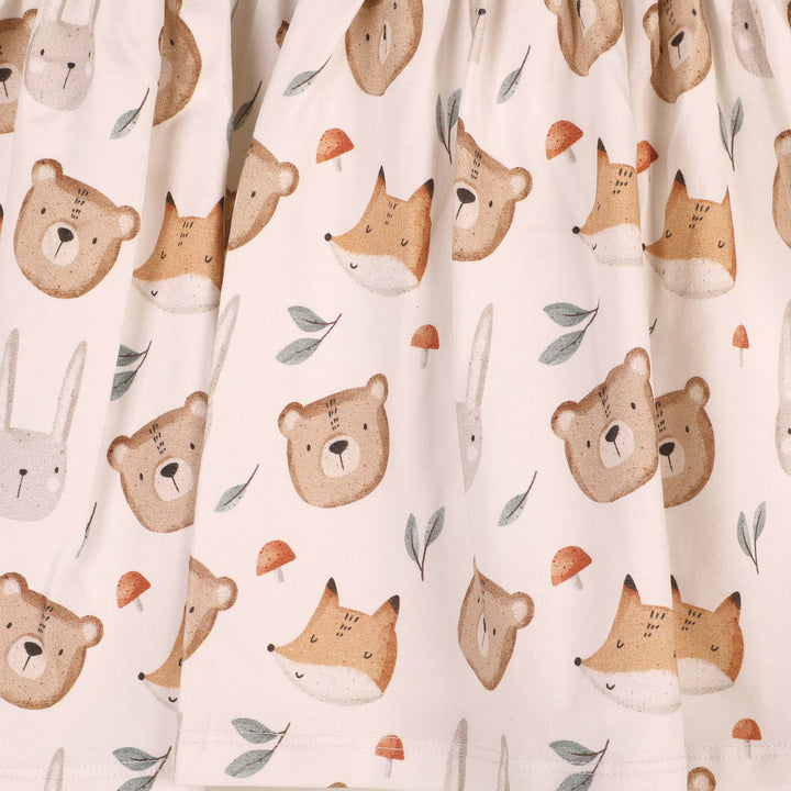 Forest Animals Baby Dress &amp; Legging Set