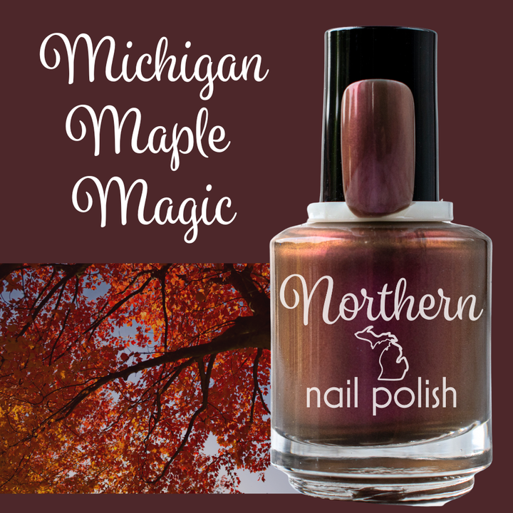 Michigan Maple Magic ~ Nail Polish  Toxin Free Vegan Eco