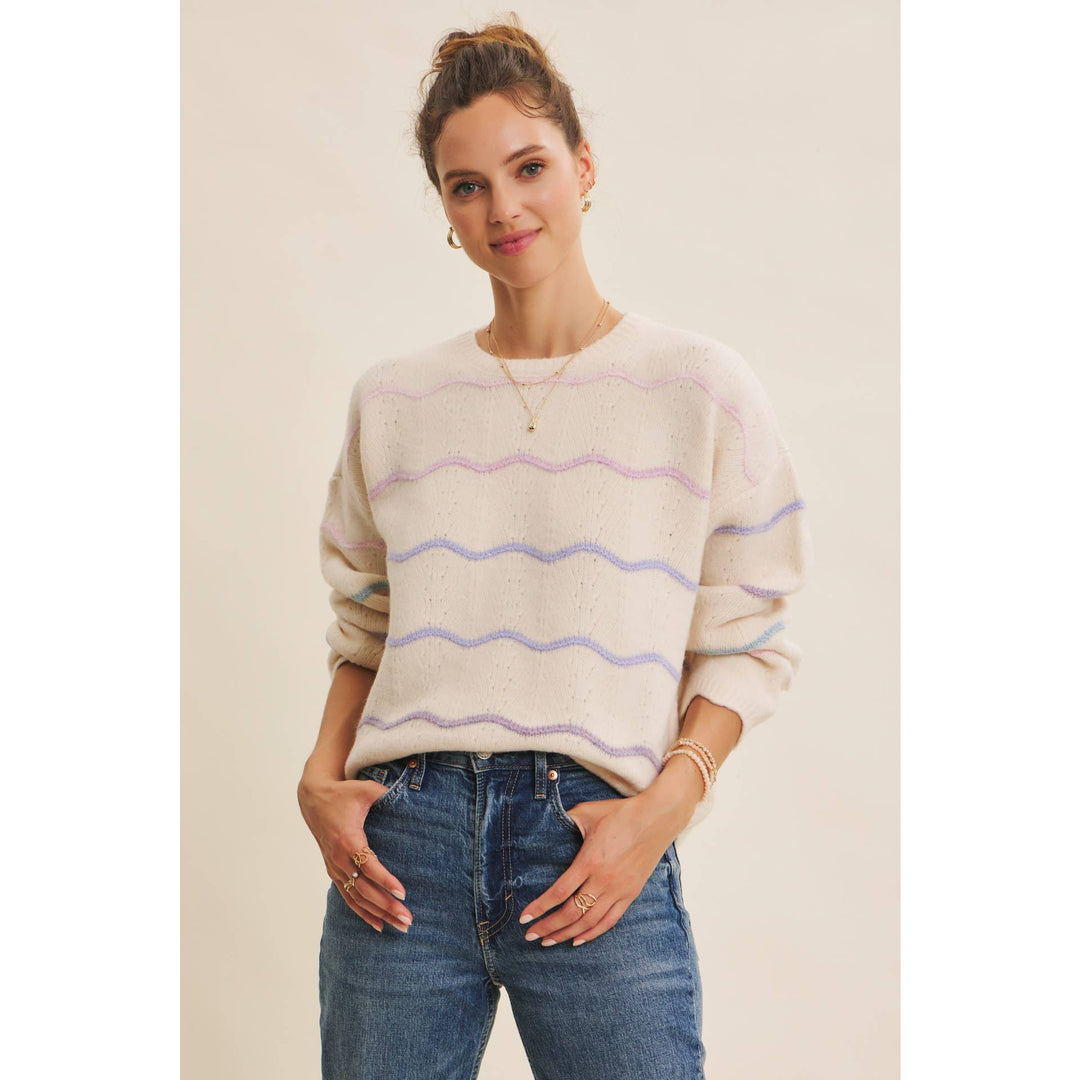 Ombre Wool Blend Sweater