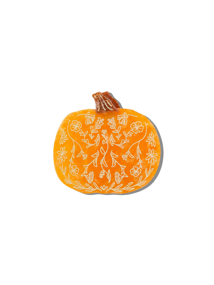 Pumpkin Claw Clip