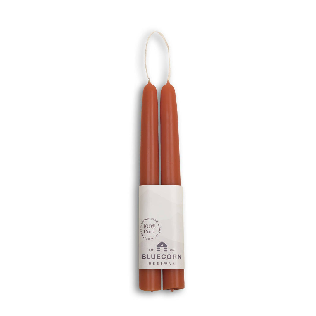 Sky Blue Beeswax Tapers, 3 Sizes