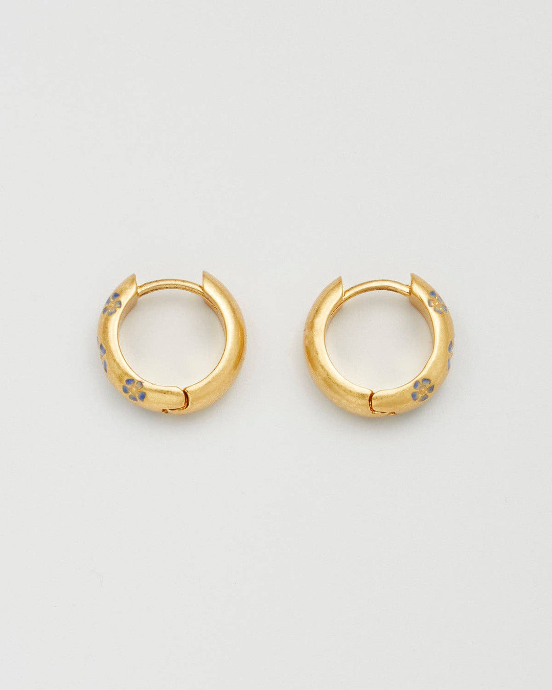 Periwinkle Huggie Earrings