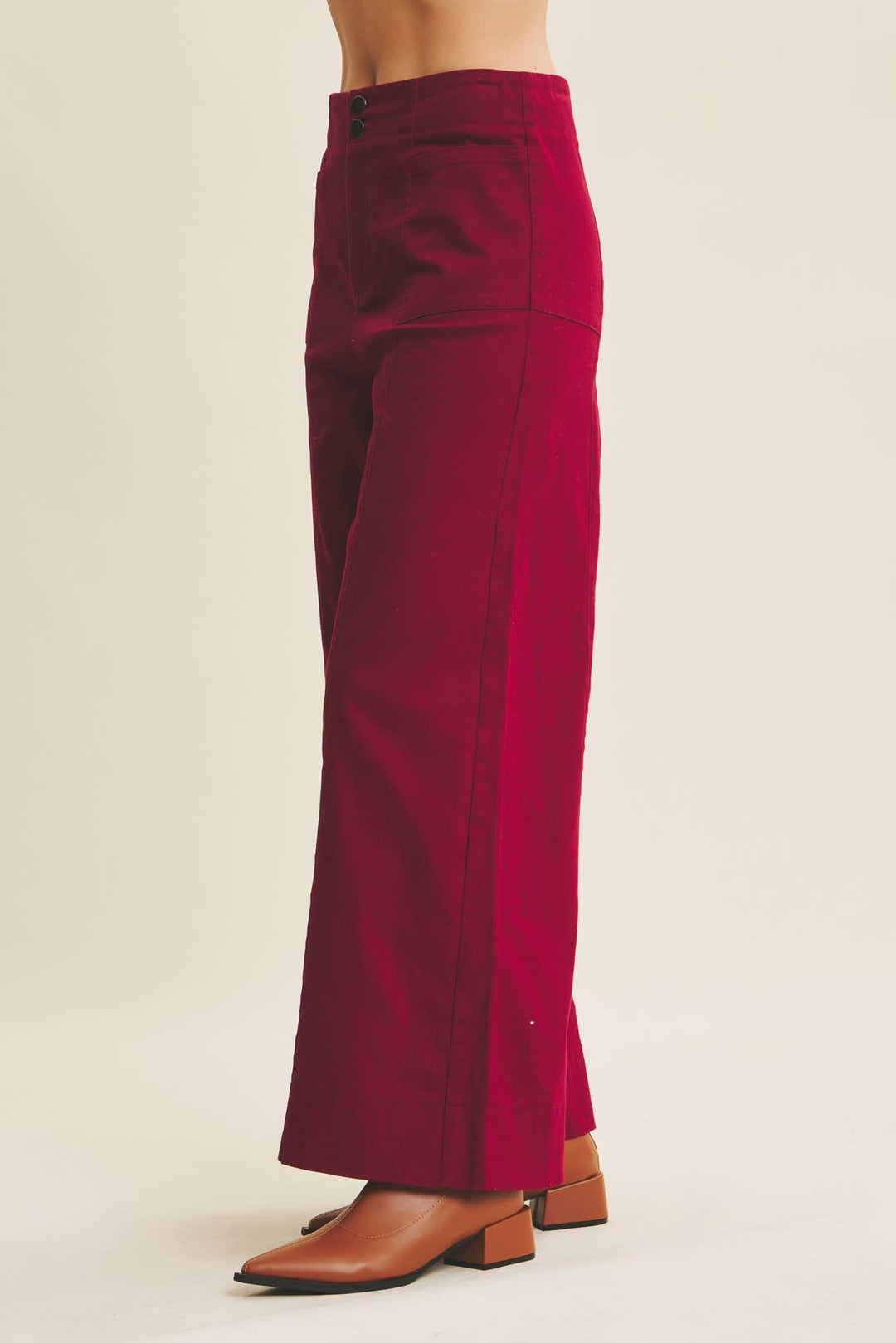 Everyday Essential Stretchy Wide-Leg Pants -2 Colors