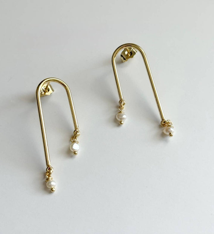 Amelie Pearl Drop Earrings