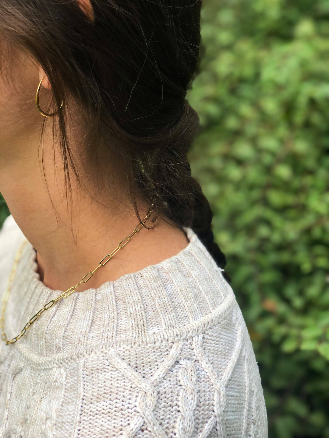 The Gold Paperclip Chain Necklace