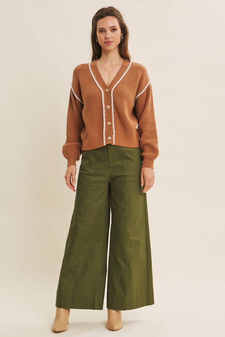Everyday Essential Stretchy Wide-Leg Pants -2 Colors