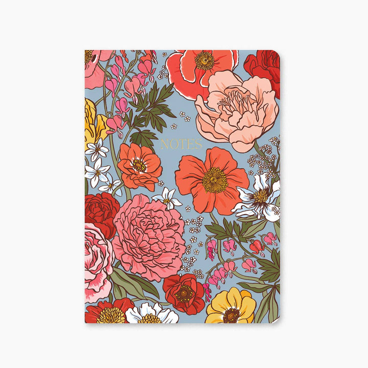 GARDEN FLORA | SOFT-COVER NOTEBOOK (grid)