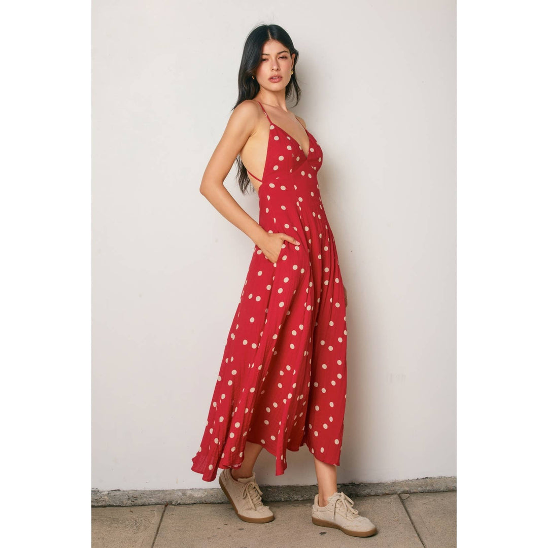 Show Out Open Back Maxi Dress