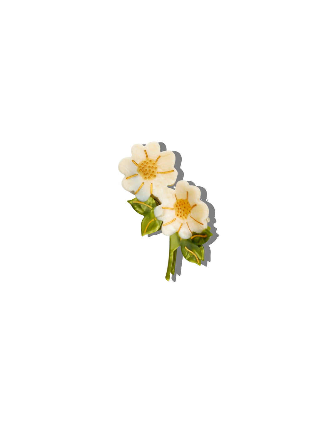 Vintage Daisy Stem Hair Clip