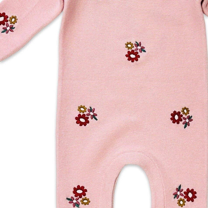 Floral Pink Baby Jumpsuit