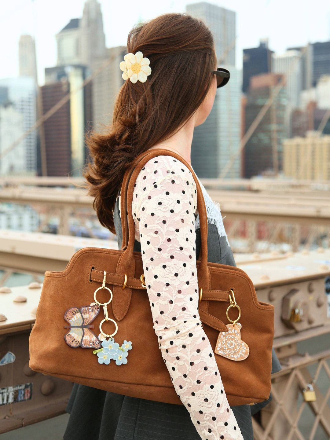 Vintage Daisy Claw Clip