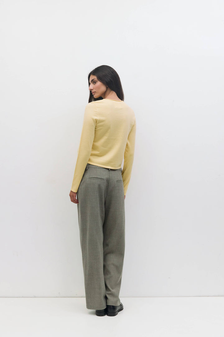 The Shea Cardigan In Yellow
