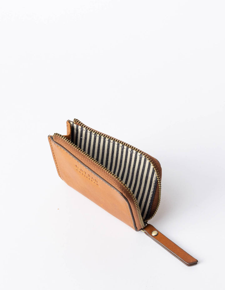 Leather Coin Purse Coco - Cognac Classic Leather