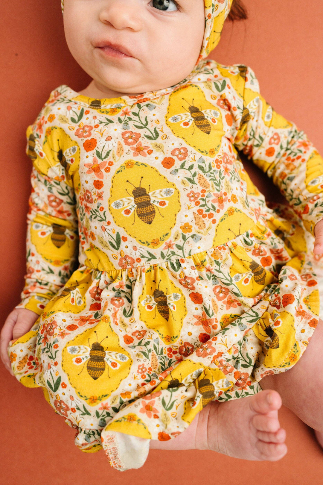 Sweet Bee Long Sleeve Bamboo Dress