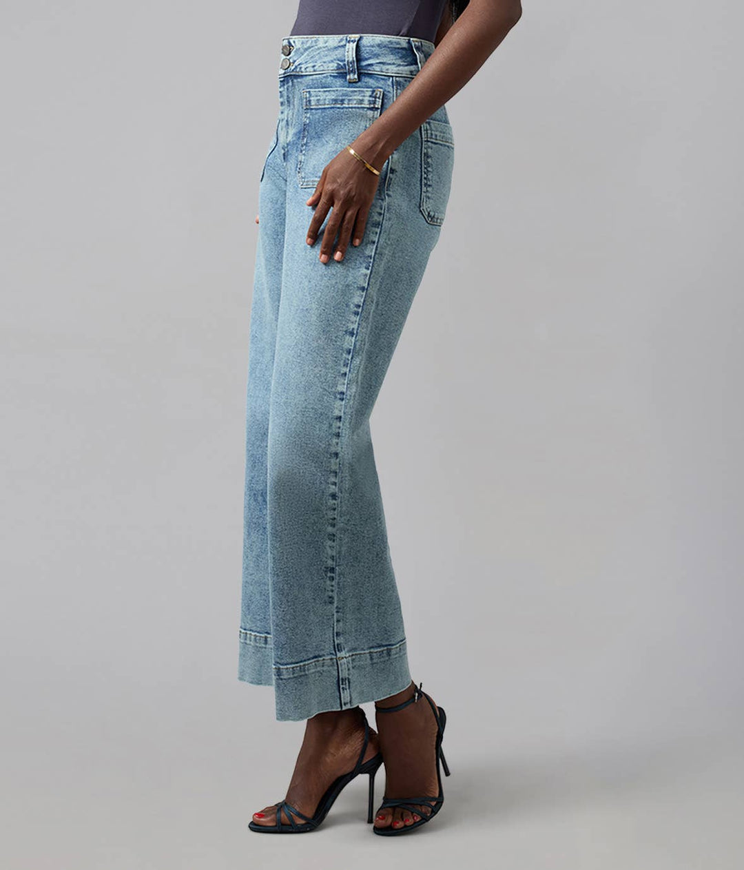 Colette High Rise Wide Leg Jeans