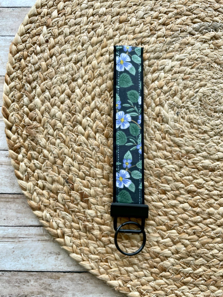 Briar Black Keychain Wristlet