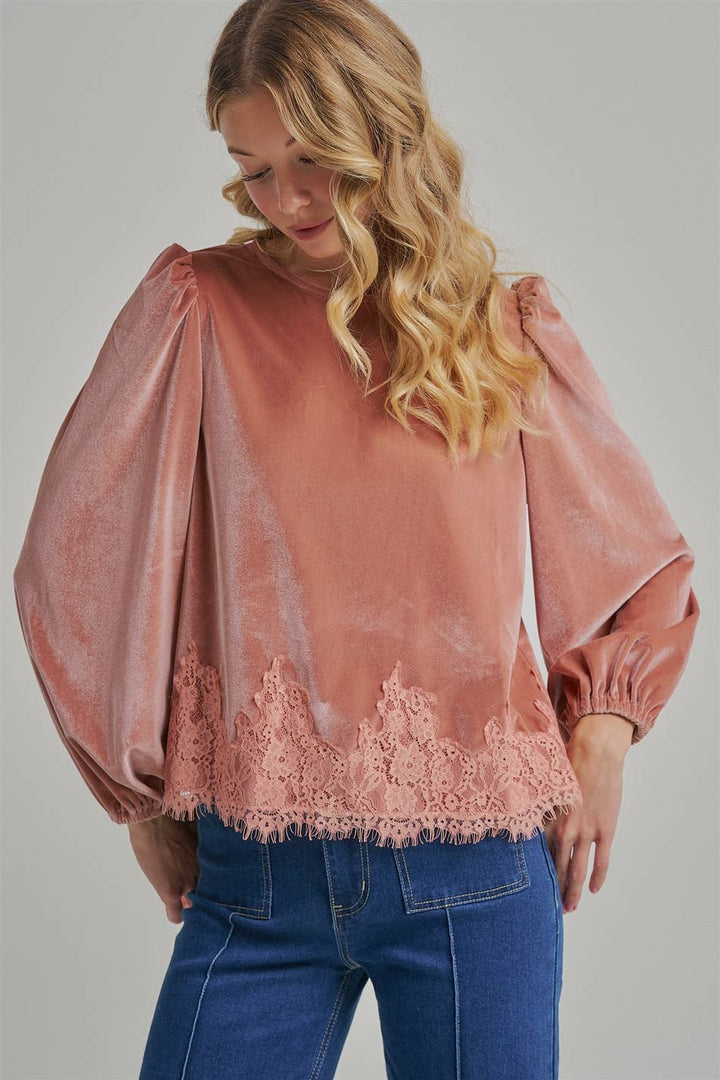 Velvet Holiday Blouse