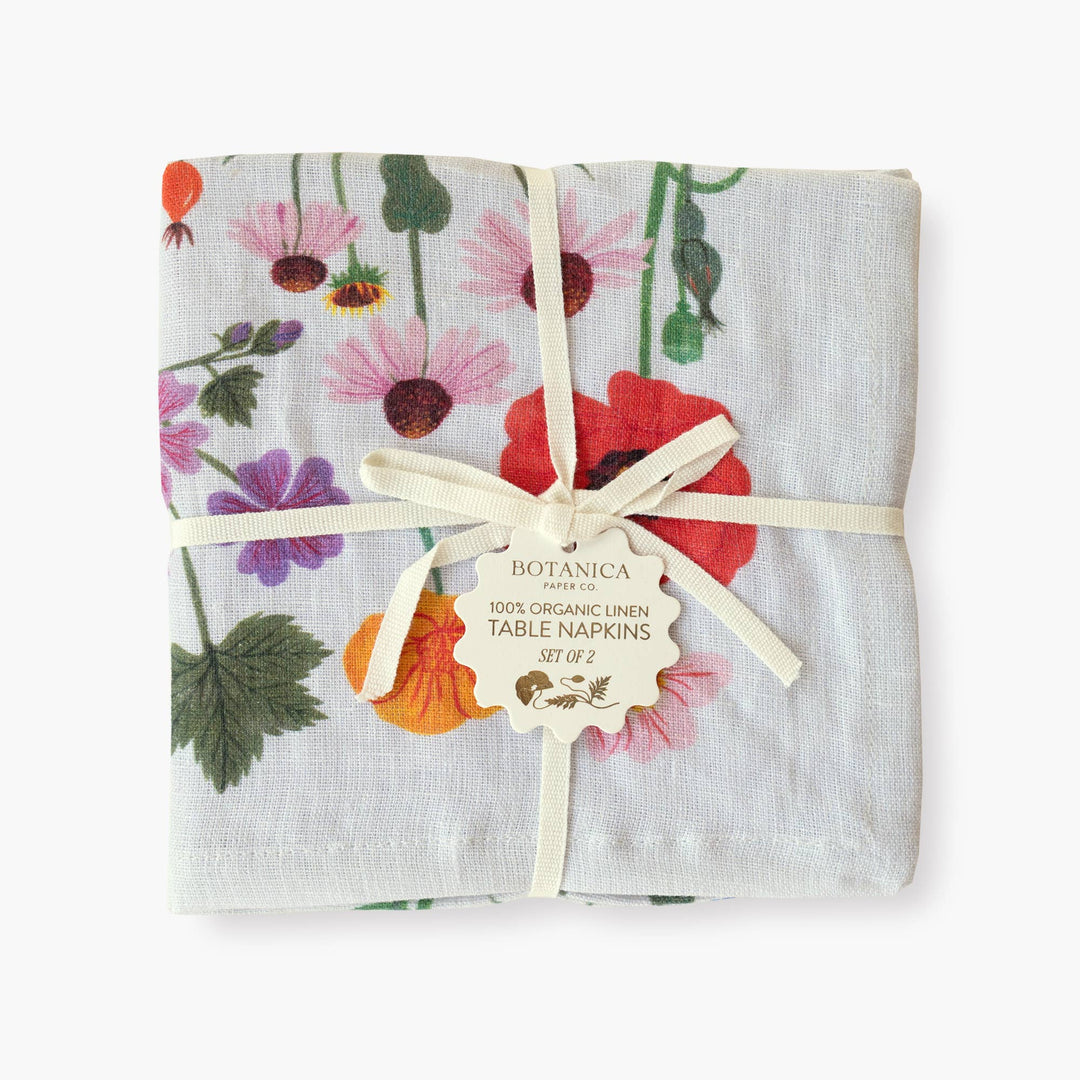 Botanist Linen Table Napkins